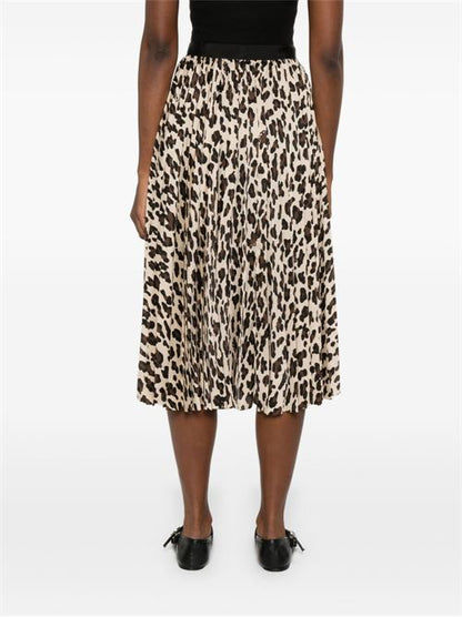 LEOPARD PRINT MIDI SKIRT
