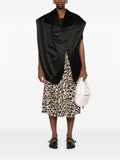 LEOPARD PRINT MIDI SKIRT