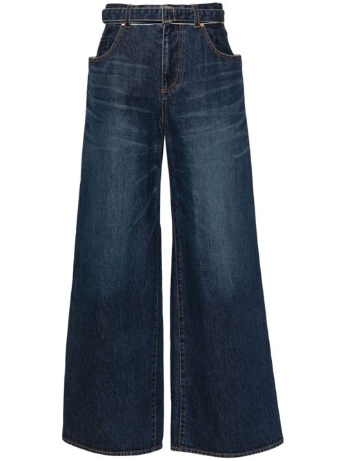 WIDE-LEG DENIM JEANS