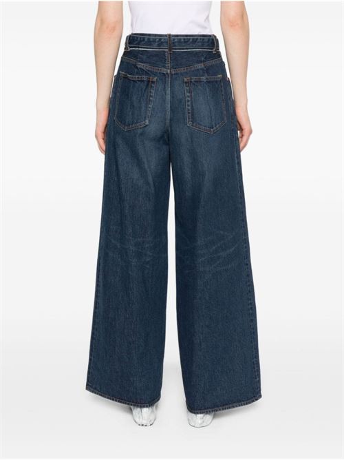 WIDE-LEG DENIM JEANS