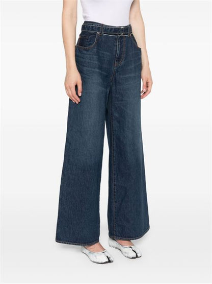 WIDE-LEG DENIM JEANS