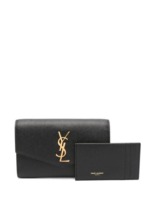 UPTOWN LEATHER WALLET ON CHAIN