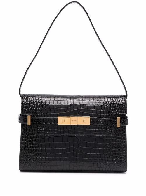 MANHATTAN SMALL LEATHER SHOULDER BAG