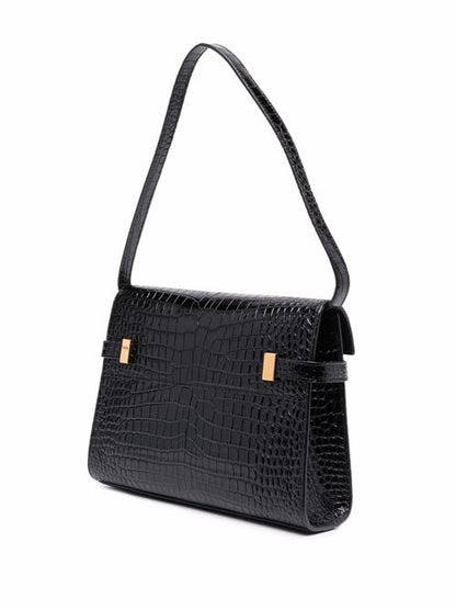 MANHATTAN SMALL LEATHER SHOULDER BAG