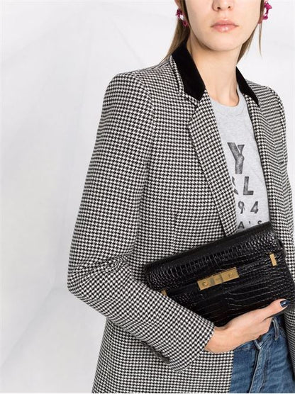 MANHATTAN SMALL LEATHER SHOULDER BAG