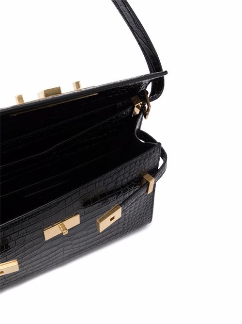 MANHATTAN SMALL LEATHER SHOULDER BAG