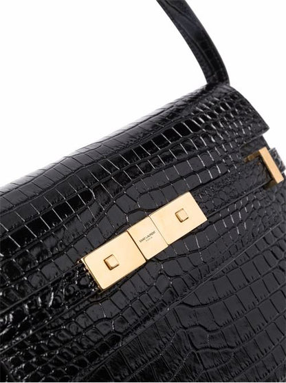 MANHATTAN SMALL LEATHER SHOULDER BAG