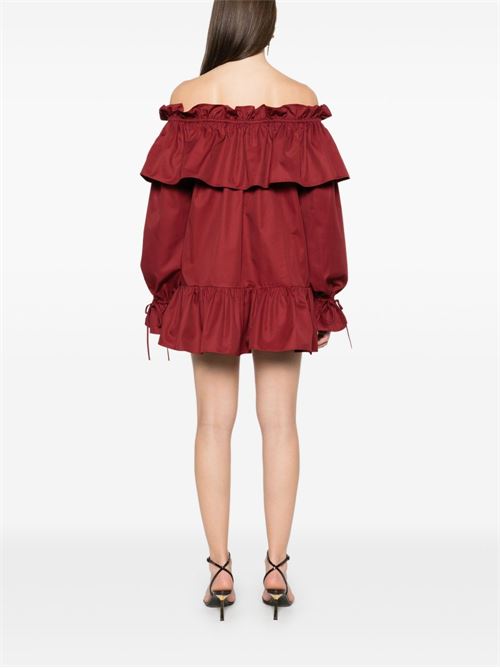 COTTON TWILL MINI DRESS