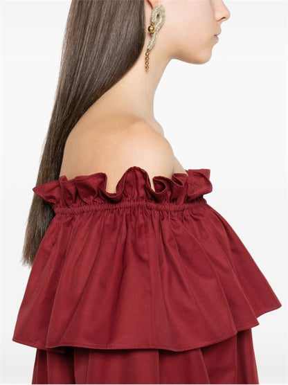 COTTON TWILL MINI DRESS