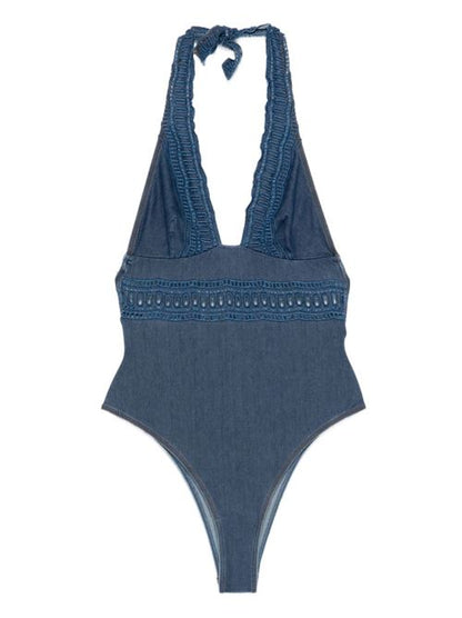 LACE DETAIL SWIMSUIT