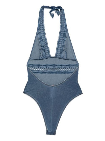 LACE DETAIL SWIMSUIT
