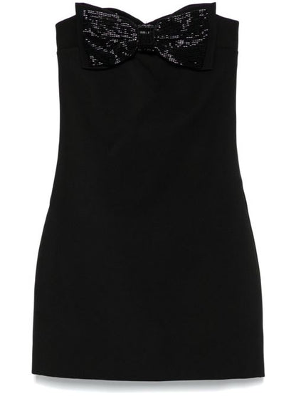 BOW DETAIL MINI DRESS