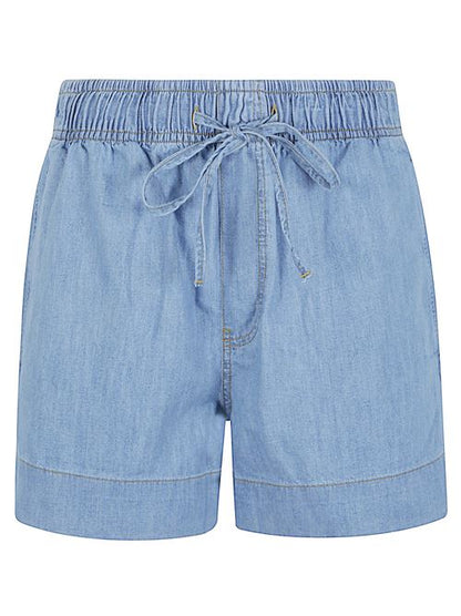 DENIM COTTON SHORTS