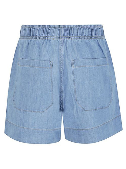 DENIM COTTON SHORTS