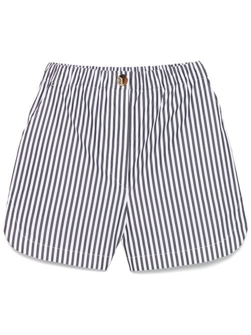 STRIPED COTTON SHORTS