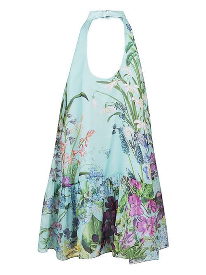 BONNIE PRINTED SILK DRESS
