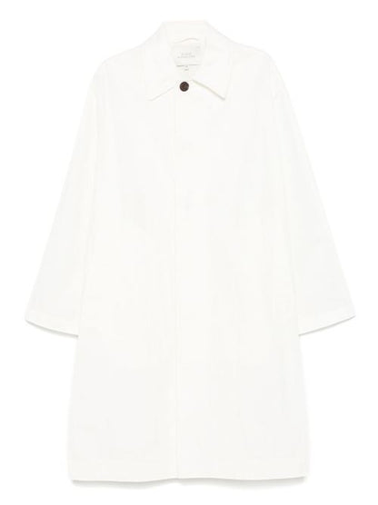 NYLON AND COTTON BLEND COAT