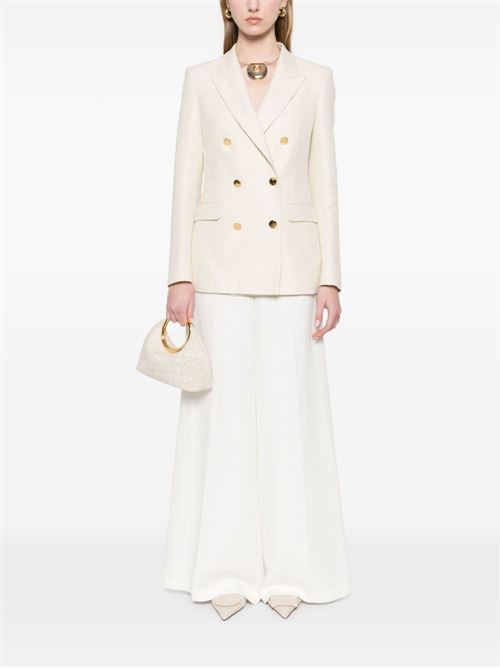 COTTON BLEND DOUBLE-BREASTED JACKET