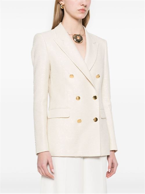 COTTON BLEND DOUBLE-BREASTED JACKET