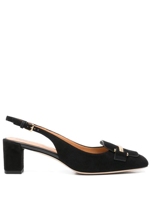 LEATHER SLINGBACK PUMPS