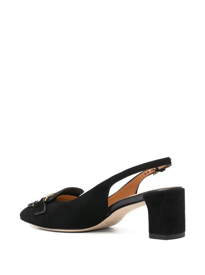 LEATHER SLINGBACK PUMPS