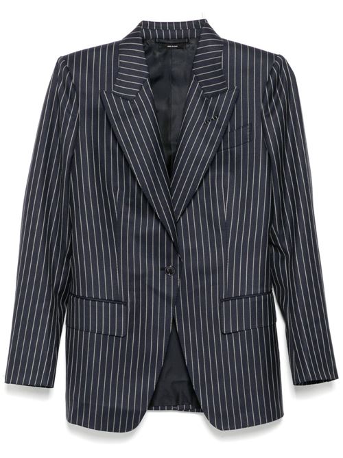 WOOL SINGLE-BREASTED BLAZER JACKET