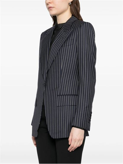 WOOL SINGLE-BREASTED BLAZER JACKET