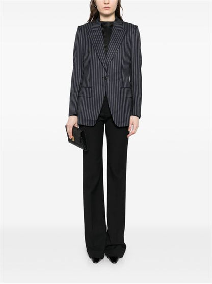 WOOL SINGLE-BREASTED BLAZER JACKET