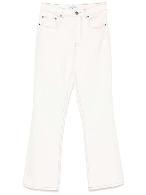 FLARED LEG DENIM JEANS
