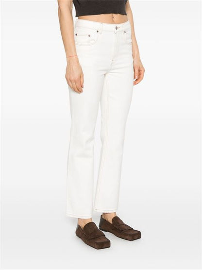 FLARED LEG DENIM JEANS