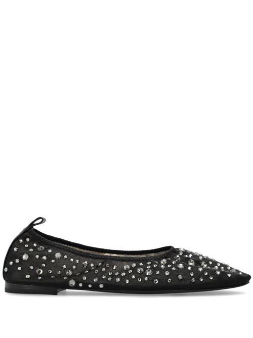 CRYSTAL BALLET FLATS