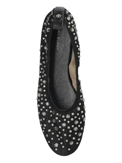 CRYSTAL BALLET FLATS