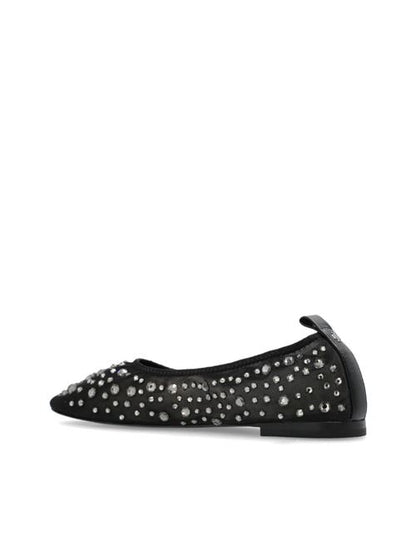 CRYSTAL BALLET FLATS