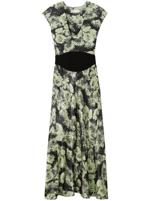 PRINTED MIDI DRESS