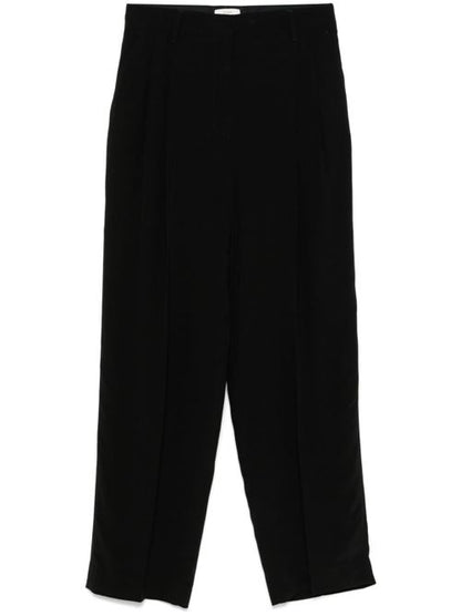 PLEAT DETAIL STRAIGHT LEG TROUSERS