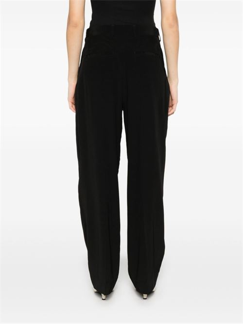 PLEAT DETAIL STRAIGHT LEG TROUSERS