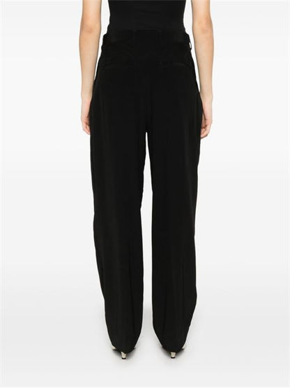 PLEAT DETAIL STRAIGHT LEG TROUSERS