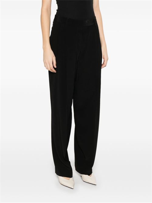 PLEAT DETAIL STRAIGHT LEG TROUSERS