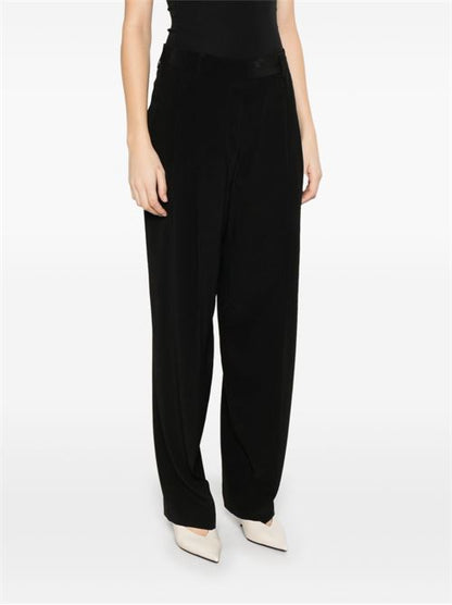 PLEAT DETAIL STRAIGHT LEG TROUSERS