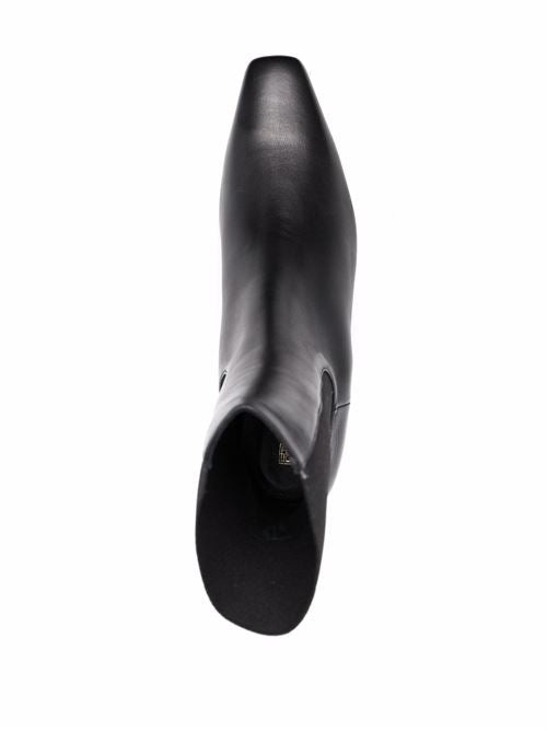 LEATHER HEEL BOOTS