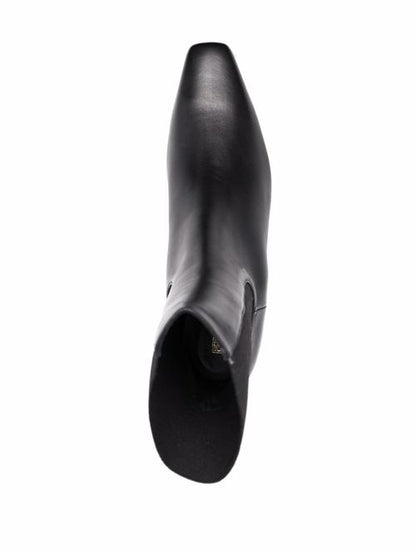 LEATHER HEEL BOOTS