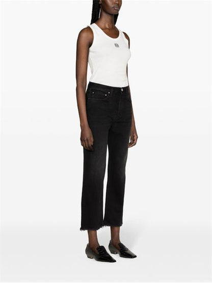 DENIM CROPPED JEANS