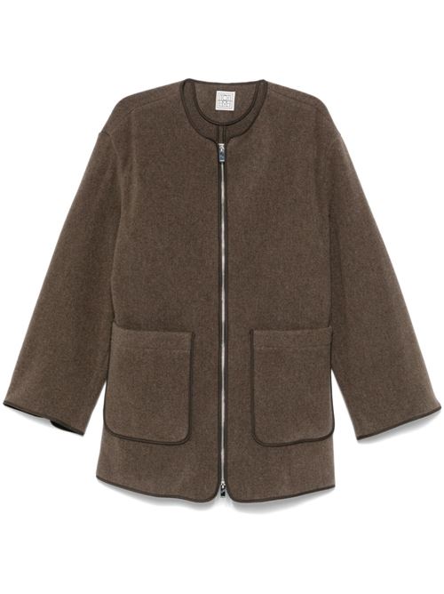 WOOL ZIPPED JACKET