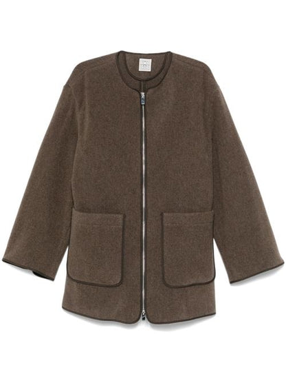 WOOL ZIPPED JACKET