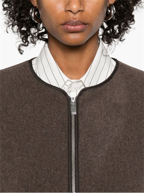 WOOL ZIPPED JACKET