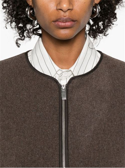WOOL ZIPPED JACKET