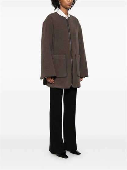 WOOL ZIPPED JACKET