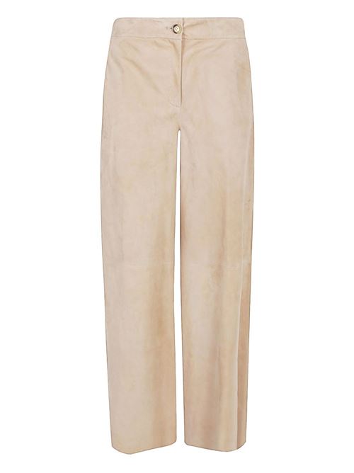 SUEDE LEATHER TROUSERS