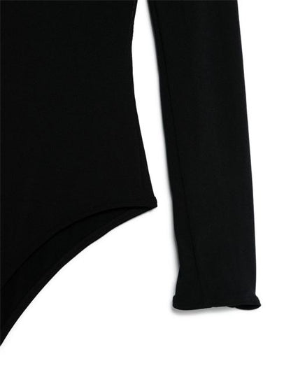 V-NECKED BODYSUIT