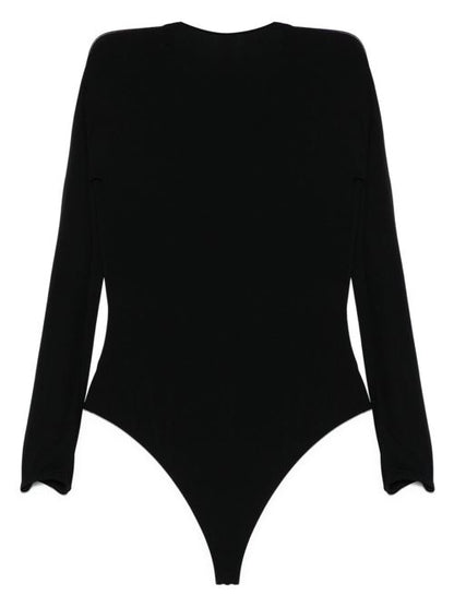 V-NECKED BODYSUIT